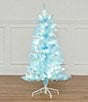 Trimsetter 4-ft. Pre-Lit Tinsel Christmas Tree, Color:Blue - Image 1