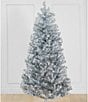 Trimsetter 7-FT. Pre-Lit Silver Tinsel Christmas Tree - Image 1
