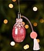 Trimsetter An Elegant Affair Collection Glass Perfume Bottle Ornament - Image 1