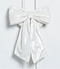 Trimsetter An Elegant Affair Collection Pearl Embellished Bow Hanging Wall Decor - Image 1