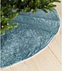 Trimsetter Luxe Lodge Collection Crushed Velvet Tree Skirt - Image 1
