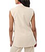 Trina Turk Boabab Notch Lapel V-Neck Cap Sleeve Jacket Vest - Image 2