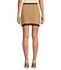 Trina Turk Coordinating Artemis Knit Block Pattern Patch Pocket Mini Skirt, Color:Doe Multi - Image 2