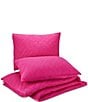 Color:Pink - Image 3 - Dream Weaver Quilted Embroidered Coverlet Mini Set