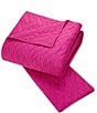 Color:Pink - Image 4 - Dream Weaver Quilted Embroidered Coverlet Mini Set