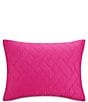 Color:Pink - Image 5 - Dream Weaver Quilted Embroidered Coverlet Mini Set