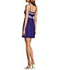 Trina Turk Grasse Stretch Linen Halter Neck Sleeveless Side Cutout Dress, Color:Cobalt Cove - Image 4