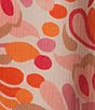 Color:Slushie Multi - Image 3 - Honest Crinkle Chiffon Mod Floral Print Scoop Neck Sleeveless High-Low Hem Tiered Belted Dress