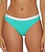 Trina Turk Indigo Banded Moderate Coverage Hipster Swim Bottom - Image 1