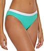 Trina Turk Indigo Banded Moderate Coverage Hipster Swim Bottom - Image 3