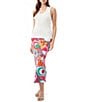 Trina Turk Lighten Up Printed Double Georgette Midi Slip Skirt, Color:Multi - Image 4