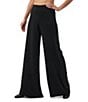 Trina Turk Long Weekend High-Rise Wide Leg Pants, Color:Black - Image 2