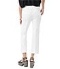 Trina Turk Lulu Stretch Cotton Mid Rise Crop Pants, Color:White - Image 2
