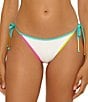 Trina Turk Maori Texture Rib Tie Side Hipster Swim Bottom - Image 1