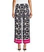 Trina Turk Orlett Printed Georgette Flat Front Cropped Coordinating Pants, Color:Multi - Image 2
