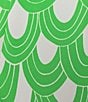 Trina Turk Overhead Woven Drape Print Flat Front Drapey Ankle Pants, Color:Grass Court Green - Image 5