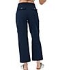 Trina Turk Payton Stretch Pique Wide Leg Cropped Pant, Color:Indigo - Image 2