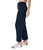 Trina Turk Payton Stretch Pique Wide Leg Cropped Pant, Color:Indigo - Image 3
