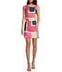 Trina Turk Rico Color Block Jacquard High Rise Coordinating Mini Skirt, Color:Multi - Image 3