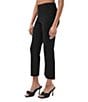 Trina Turk Sorrel Cozy Ponte High-Rise Kick Flare Cropped Pants, Color:Black - Image 3