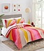 Color:Dark Pink - Image 1 - Sunburst Comforter Mini Set