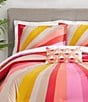 Color:Dark Pink - Image 3 - Sunburst Comforter Mini Set