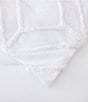 Color:White - Image 5 - Trellis Tufted Comforter Mini Set