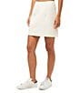 Trina Turk Two Points High-Rise A-Line Mini Skirt, Color:Whitewash - Image 3