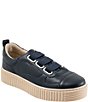 Trotters Bliss Leather Slip On Platform Sneakers - Image 1