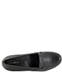 Color:Black - Image 6 - Cassidy Leather Slip-On Loafer Pumps