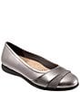 Color:Pewter - Image 1 - Danni Leather And Suede Flats