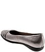 Color:Pewter - Image 3 - Danni Leather And Suede Flats