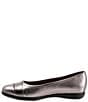 Color:Pewter - Image 4 - Danni Leather And Suede Flats