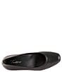 Color:Black - Image 6 - Daria Leather Block Heel Pumps