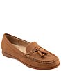 Color:Tan Nubuck - Image 1 - Dawson Nubuck Suede Tassel Loafers