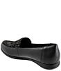Color:Black Floral - Image 3 - Deanna Leather Floral Print Loafers