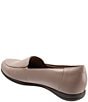 Color:Dark Taupe - Image 3 - Deanna Leather Slip-On Loafers