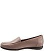 Color:Dark Taupe - Image 4 - Deanna Leather Slip-On Loafers