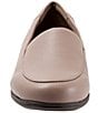 Color:Dark Taupe - Image 5 - Deanna Leather Slip-On Loafers