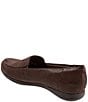 Color:Dark Brown Mini Dots - Image 3 - Deanna Mini Dots Leather Slip-On Loafers