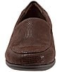 Color:Dark Brown Mini Dots - Image 5 - Deanna Mini Dots Leather Slip-On Loafers