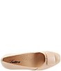 Color:Nude - Image 6 - Delse Leather Block Heel Pumps