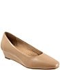 Trotters Denisse Leather Wedge Pumps - Image 1