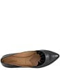 Color:Black - Image 6 - Elsie Leather Ruffle Flats
