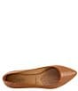 Color:Luggage Embossed - Image 6 - Estee Embossed Leather Flats
