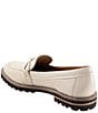 Color:Ivory - Image 3 - Fiora Leather Lug Sole Loafers