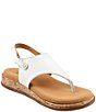 Trotters Garret Leather Slingback Thong Sandals - Image 1