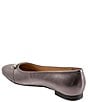 Color:Pewter - Image 3 - Harmony Leather Square Toe Chain Flats