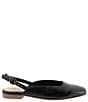 Color:Black - Image 2 - Holly Leather Slingback Flats
