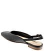 Color:Black - Image 3 - Holly Leather Slingback Flats